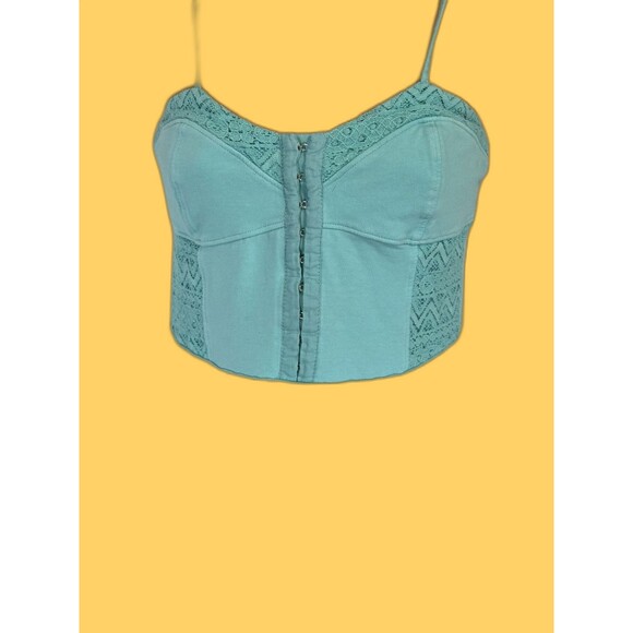 Aeropostale Junior Girl Size M Mint Green Green Summer Dress Y2K Vintage - Picture 2 of 8